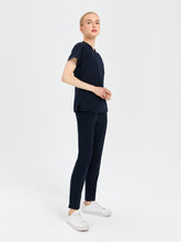 Primus Fit lacivert scrubs - yan görünüm ve klasik renk