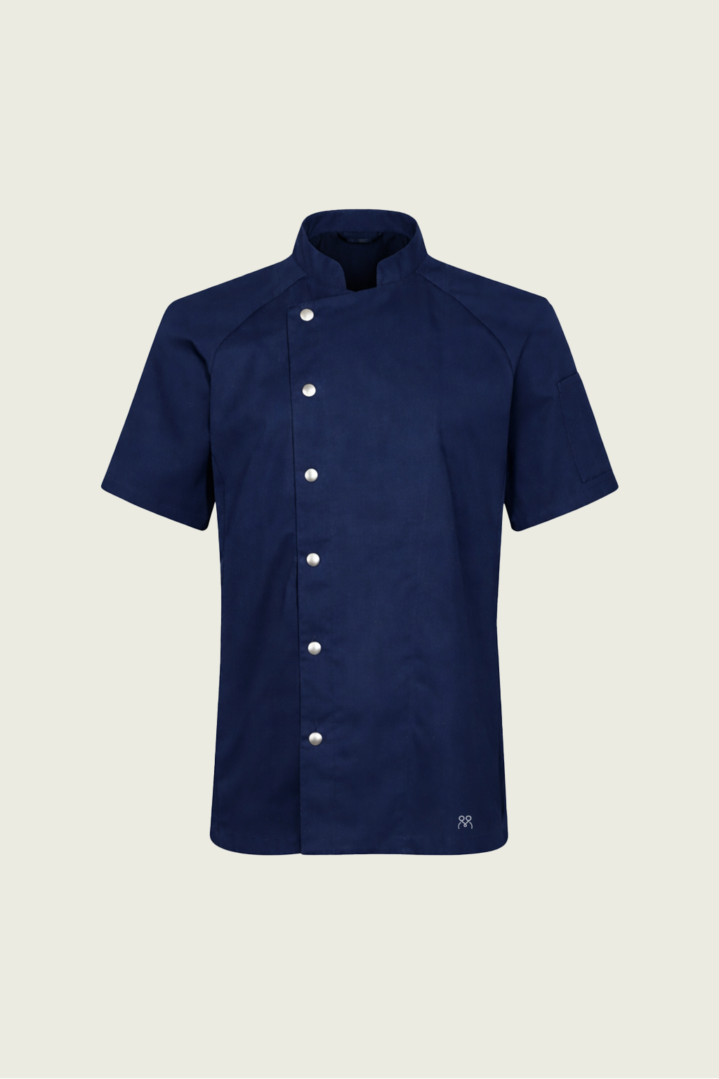 Lacivert çift çıtçıtlı, usta işi oranlara sahip şef ceketi - Mole Uniform
