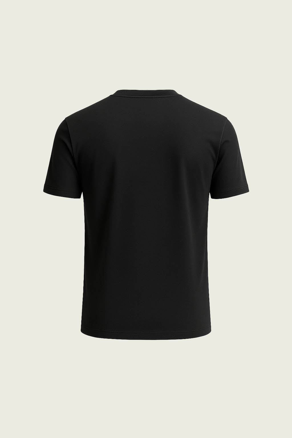 Siyah Kısa Kollu İş T-Shirt - Bisiklet Yaka | Mole Uniform