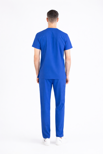 Secundus Sax Blue V-Neck Men&