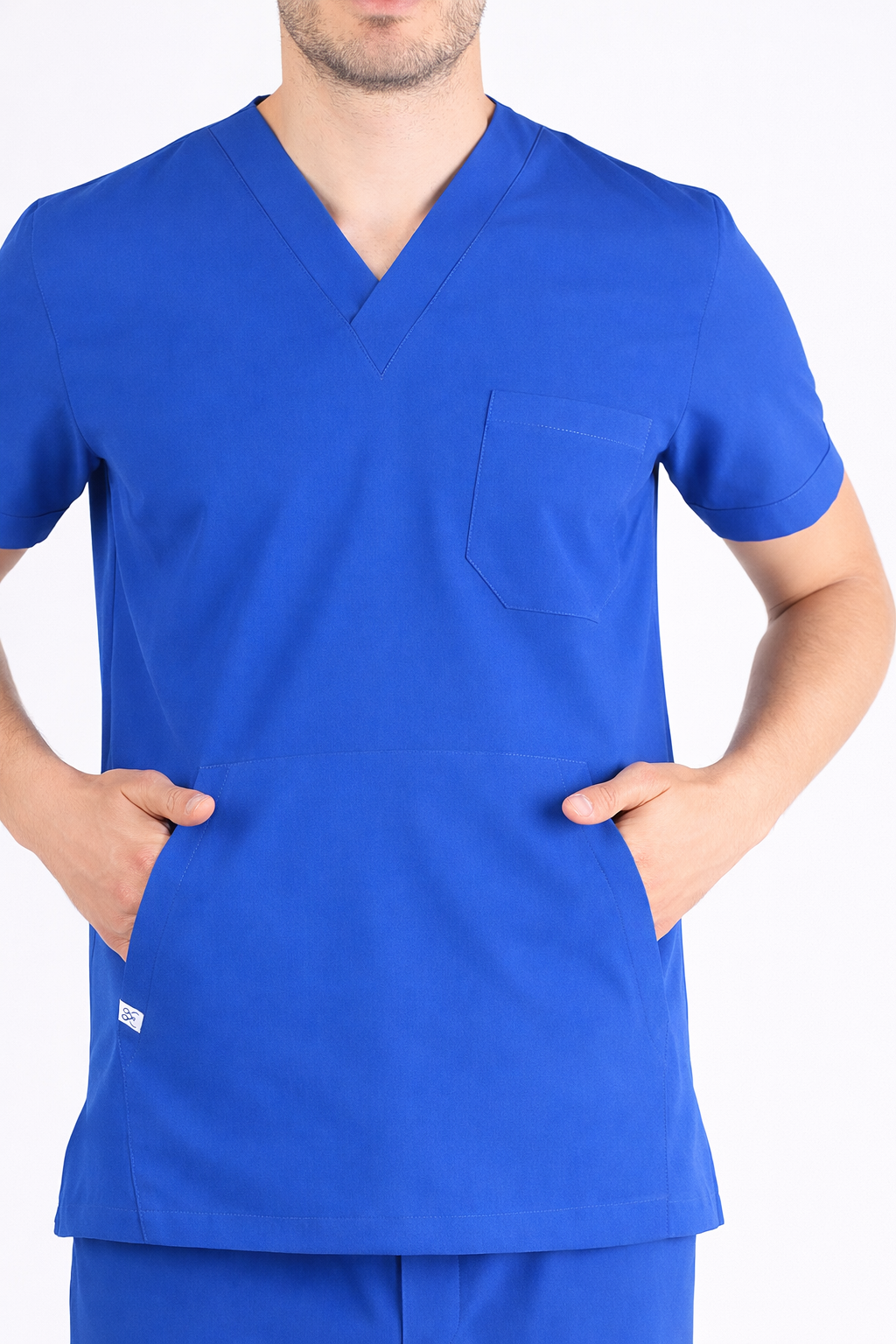 Secundus Sax Blue V-Neck Men&