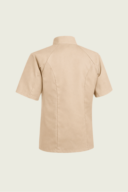 Bej Çift Çıtçıtlı Şef Ceketi | Mole Uniform