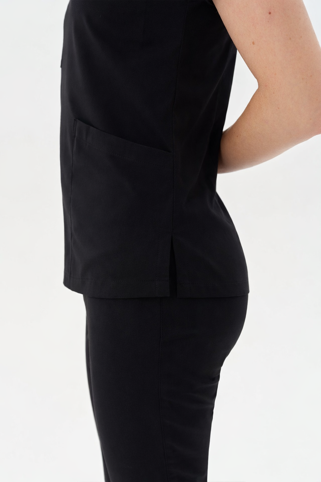 Secundus Black V-Neck Women&