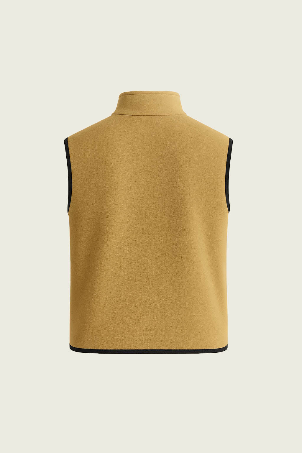 Bej is yelegi kaliteli polar kumas yapisi ve fermuar detaylari - Mole Uniform Bursa.