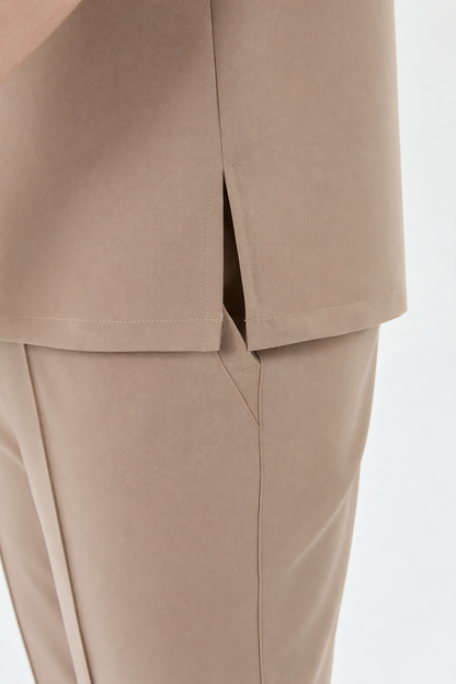 Aura Beige Shirt Collar Men&