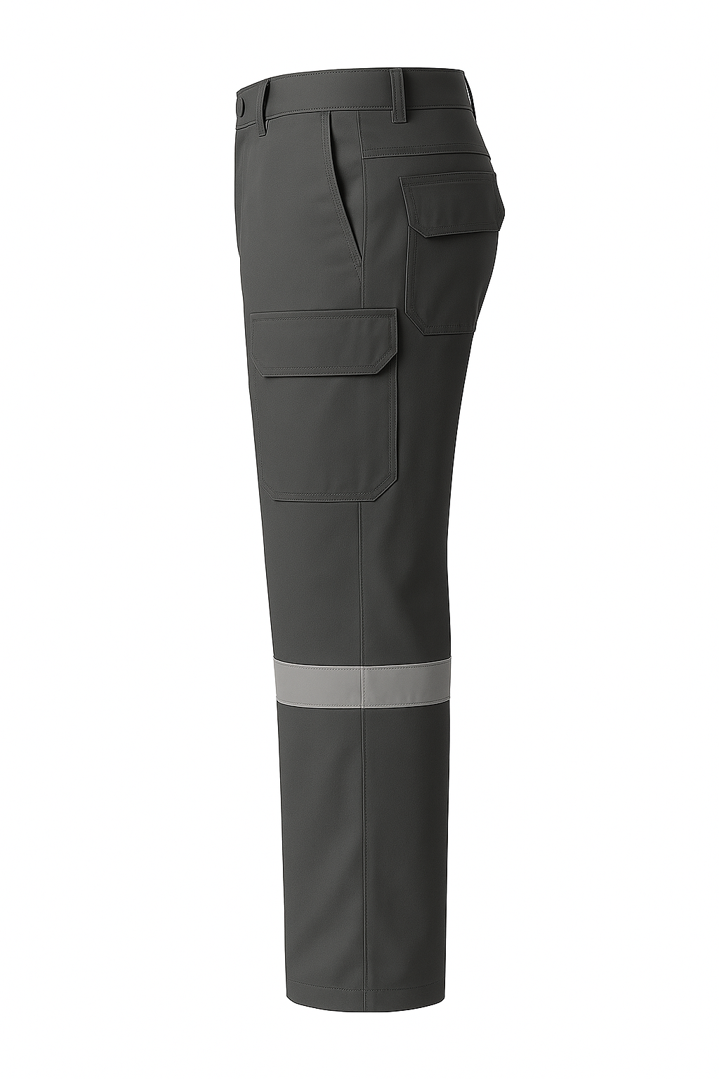 Grey Reflective Multi-Pocket Work Trousers | Mole Uniform