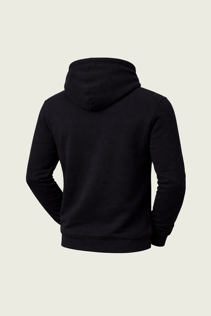 Siyah Uzun Kollu İş Sweatshirt - Kapüşonlu | Mole Uniform