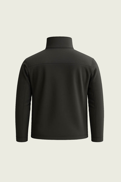 Gri is montu su itici kumas yapisi ve kaliteli fermuar detayi - Mole Uniform Bursa.