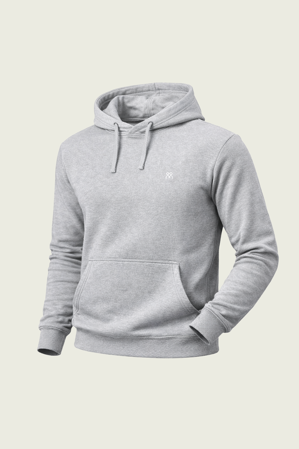 Toptan gri kapüşonlu uzun kollu iş sweatshirt - Logolu kurumsal personel kıyafeti imalatı.