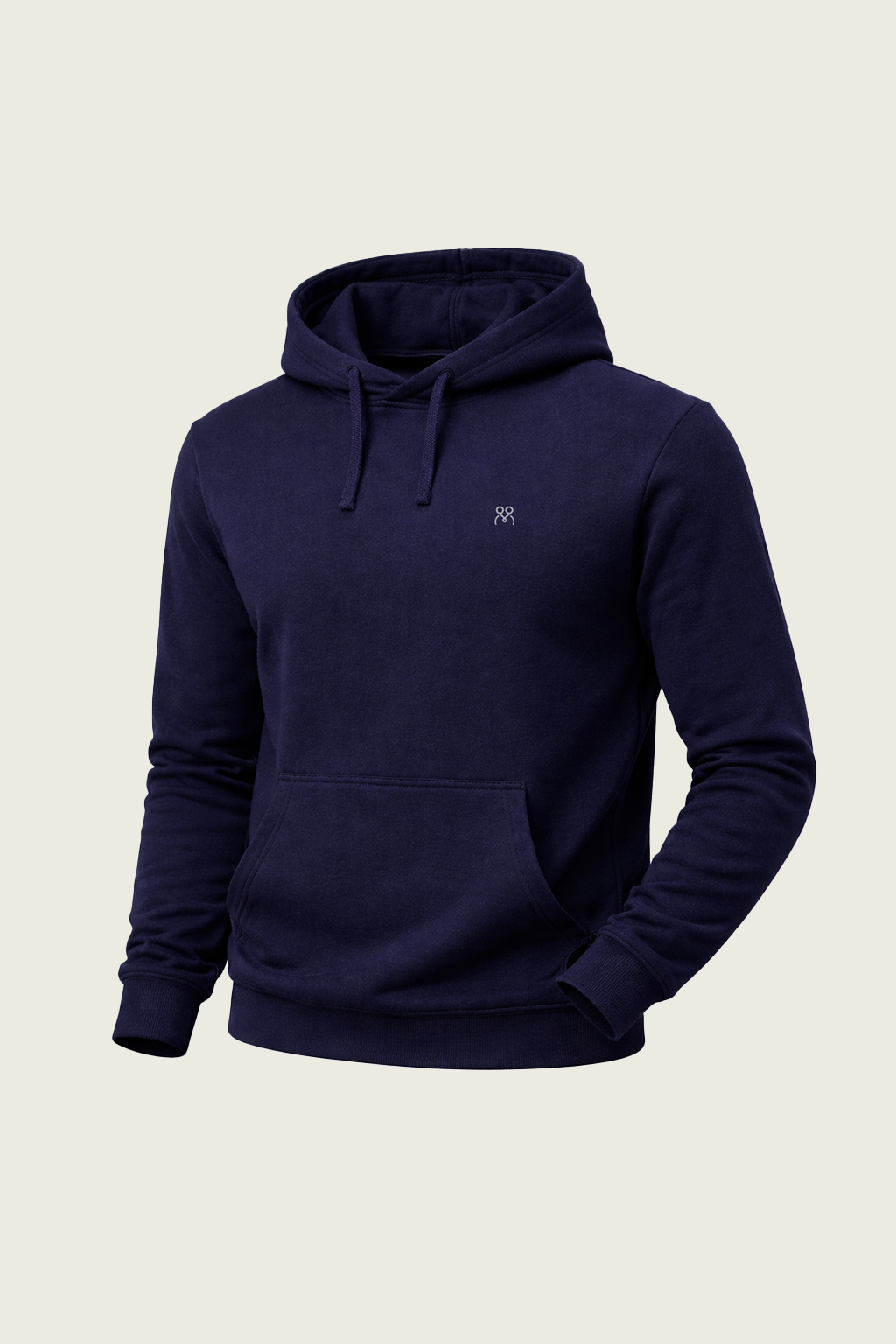 lacivert kapüşonlu uzun kollu iş sweatshirt - Logolu kurumsal personel kıyafeti imalatı.