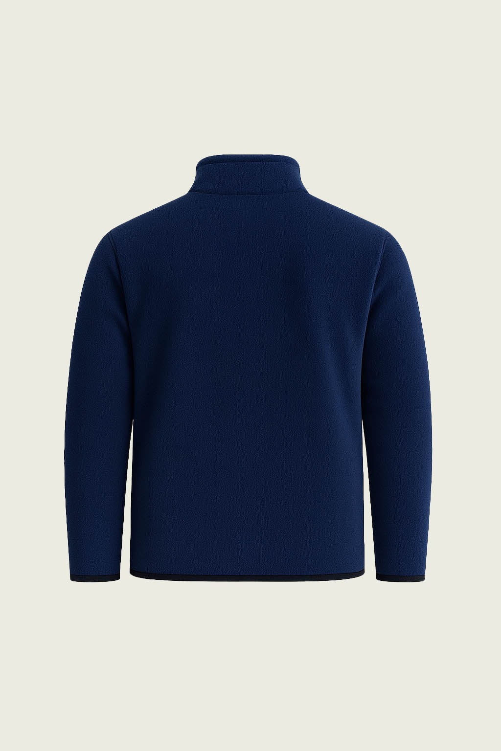 Lacivert polar is hirkasi minimal tasarim ve kaliteli fermuar detaylari - Mole Uniform Bursa.