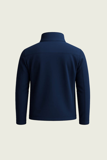 Lacivert is montu su itici kumas yapisi ve kaliteli fermuar detayi - Mole Uniform Bursa.