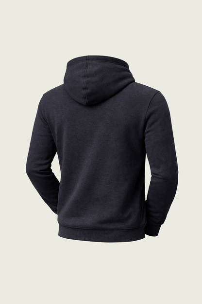 Bursa imalatı nakışlı gri kapüşonlu sweatshirt - Minimum 10 adet özel üretim teknik iş kıyafeti.