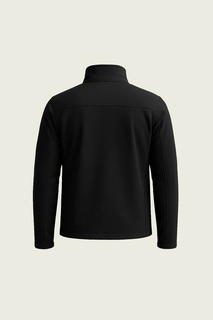 Siyah is montu su itici kumas yapisi ve kaliteli fermuar detayi - Mole Uniform Bursa.