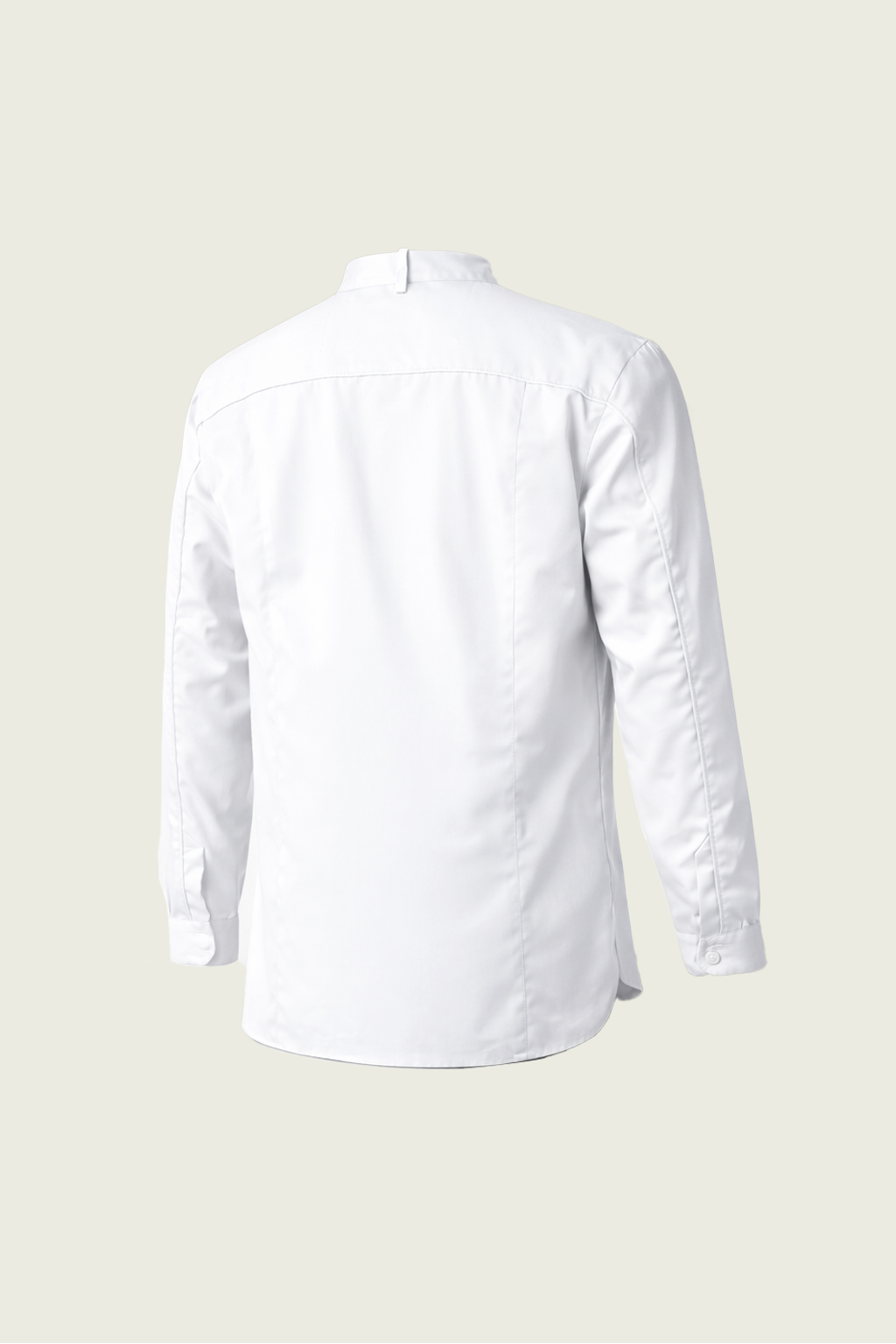 White Single-Button Snap Chef Jacket | Mole Uniform