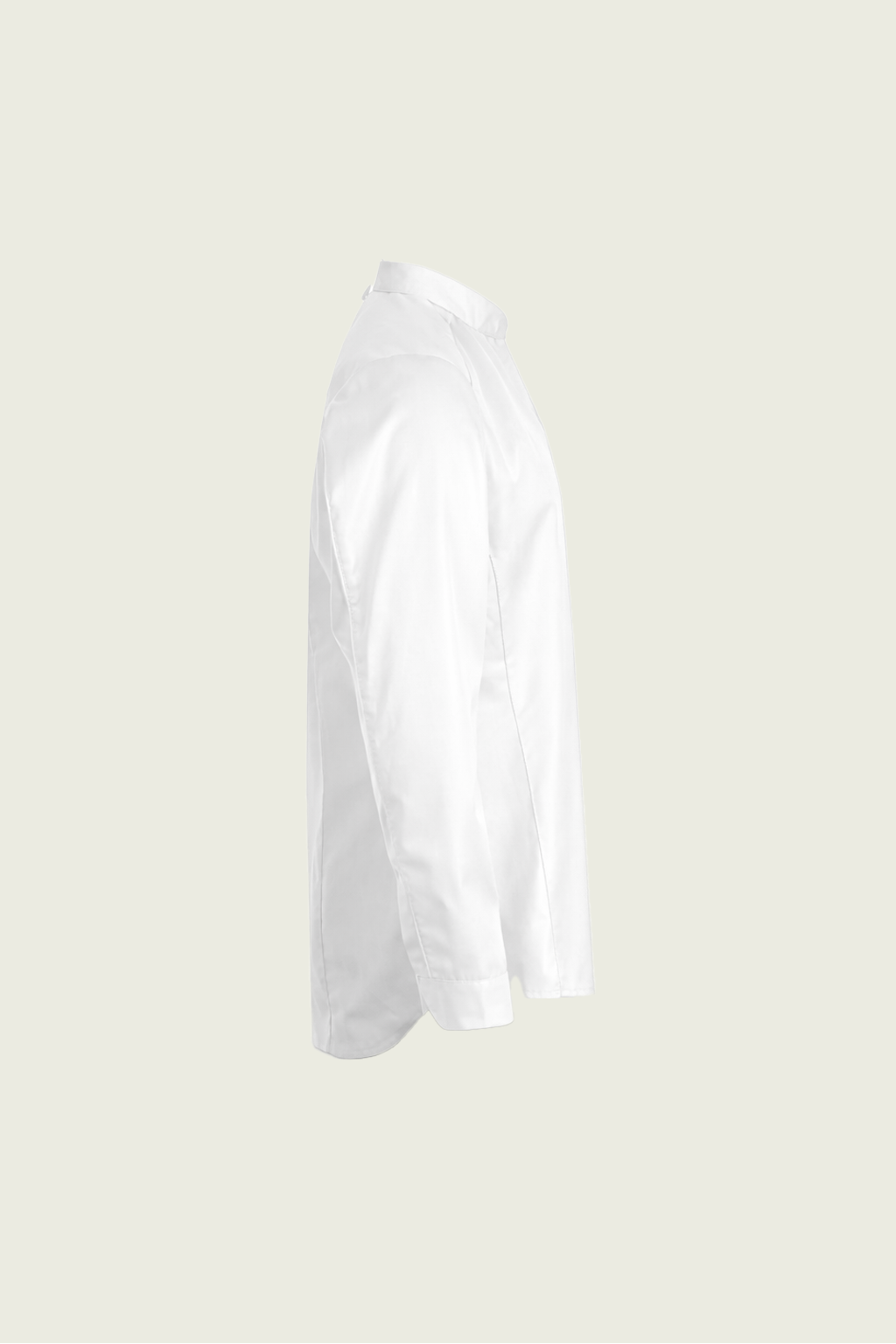 White Single-Button Snap Chef Jacket | Mole Uniform