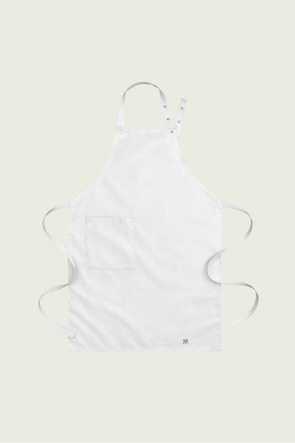 Beyaz Tam Boy Apron | Mole Uniform