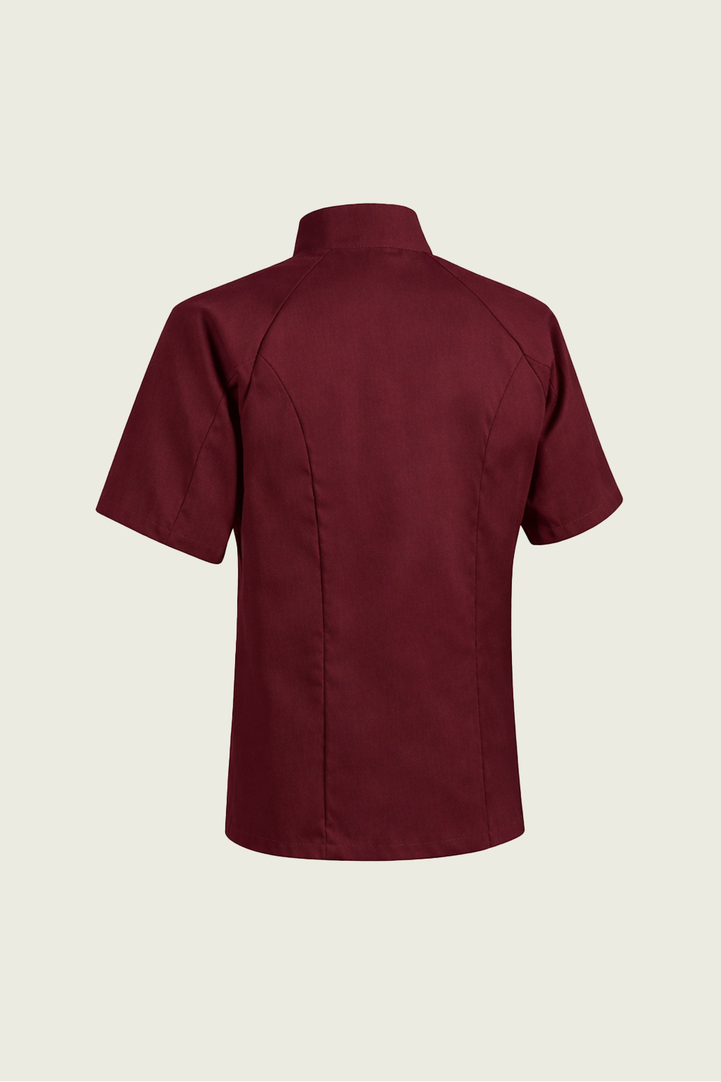Burgundy Double Snap Button Chef Jacket | Mole Uniform