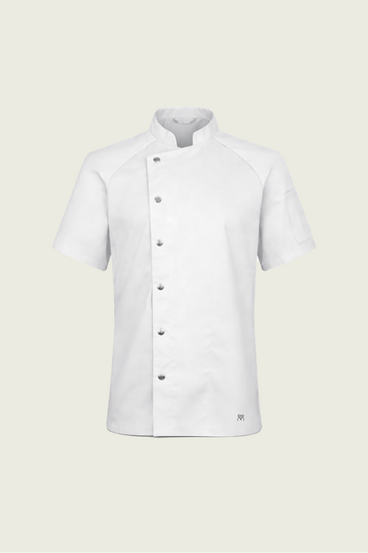 Beyaz çift çıtçıtlı şef ceketi - Mole Uniform klasik profesyonel aşçı forması