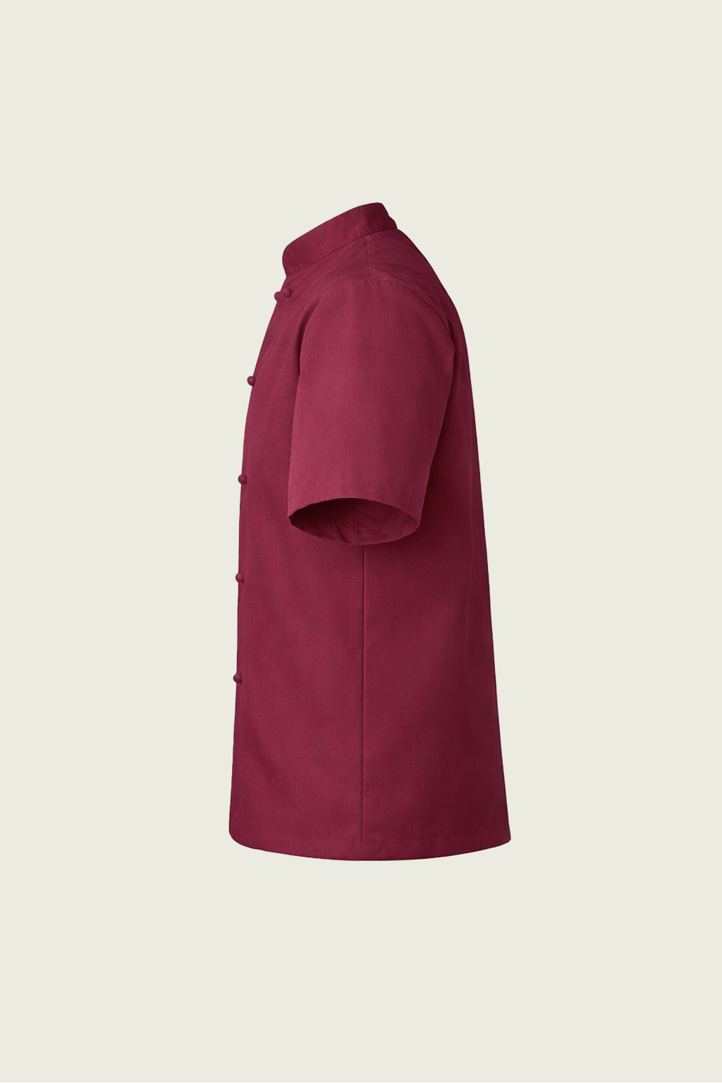 Burgundy Double-Button Chef&