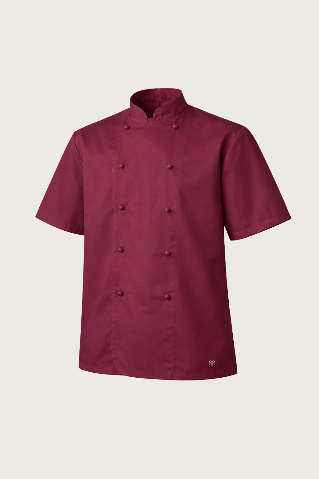 Burgundy Double-Button Chef&