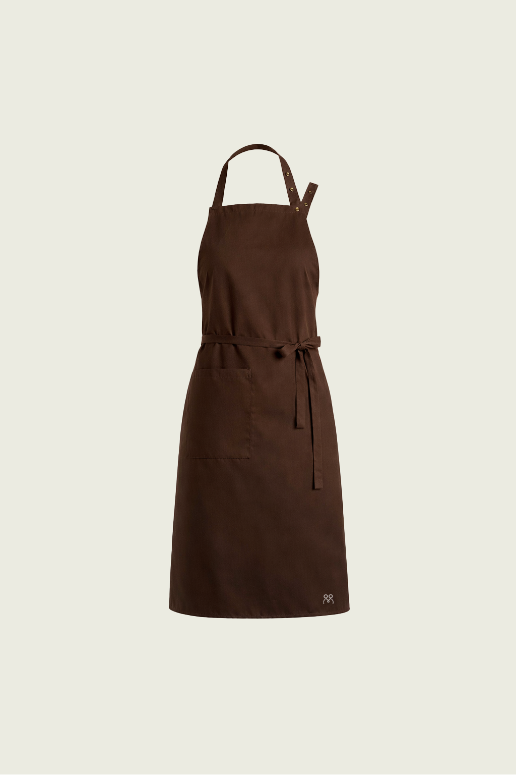 Kahverengi tam boy mutfak önlüğü - Mole Uniform profesyonel barista apronu