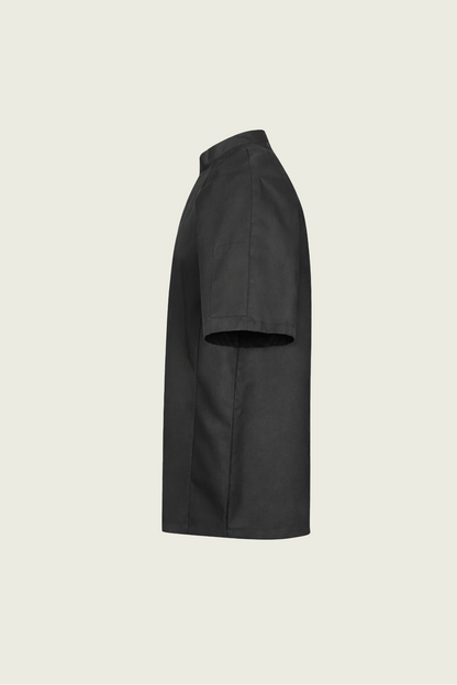 Dark Grey Double Snap Button Chef Jacket | Mole Uniform