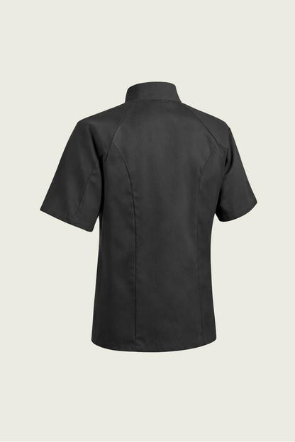 Dark Grey Double Snap Button Chef Jacket | Mole Uniform