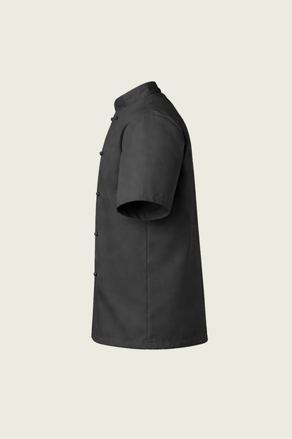 Dark Grey Double-Button Chef Jacket | Mole Uniform