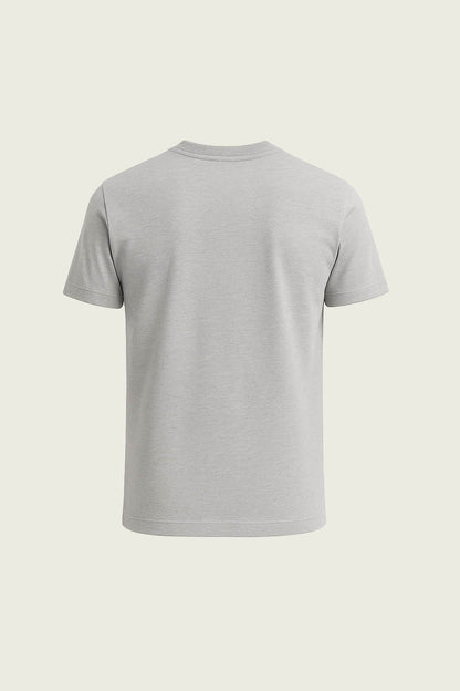 Light Grey Short-Sleeved Work T-Shirt - Crew Neck | Mole Uniform