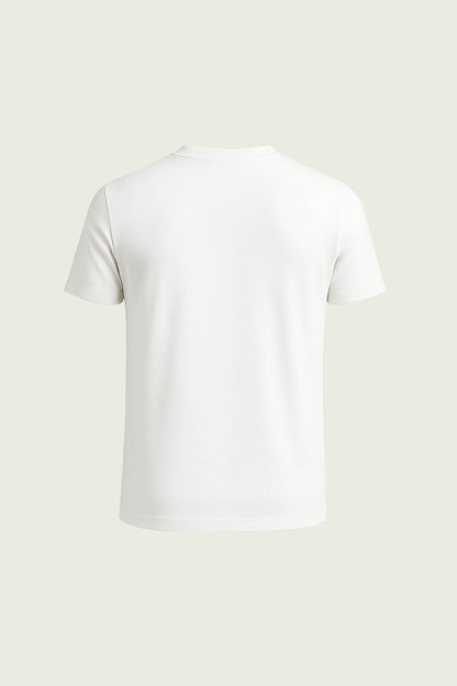 White Short-Sleeved Work T-Shirt - Crew Neck | Mole Uniform