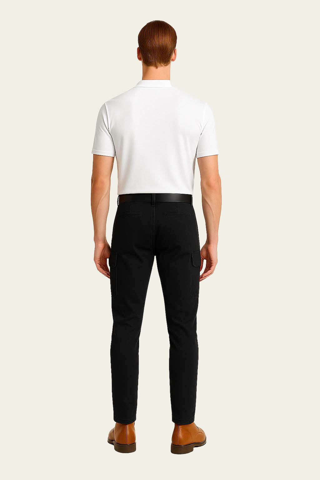 White Short-Sleeved Work T-Shirt - Crew Neck | Mole Uniform