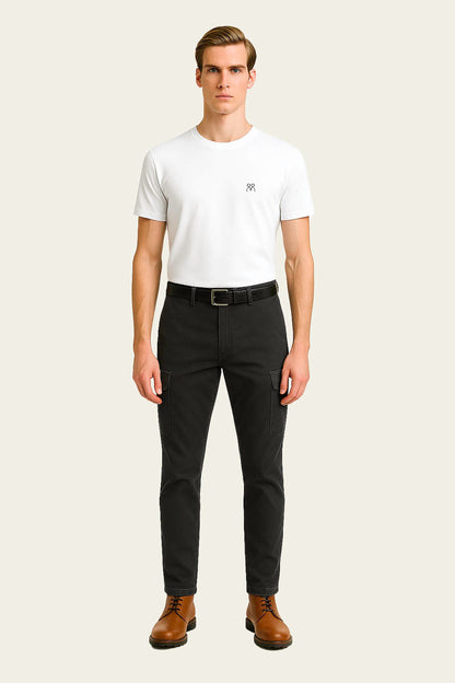 White Short-Sleeved Work T-Shirt - Crew Neck | Mole Uniform