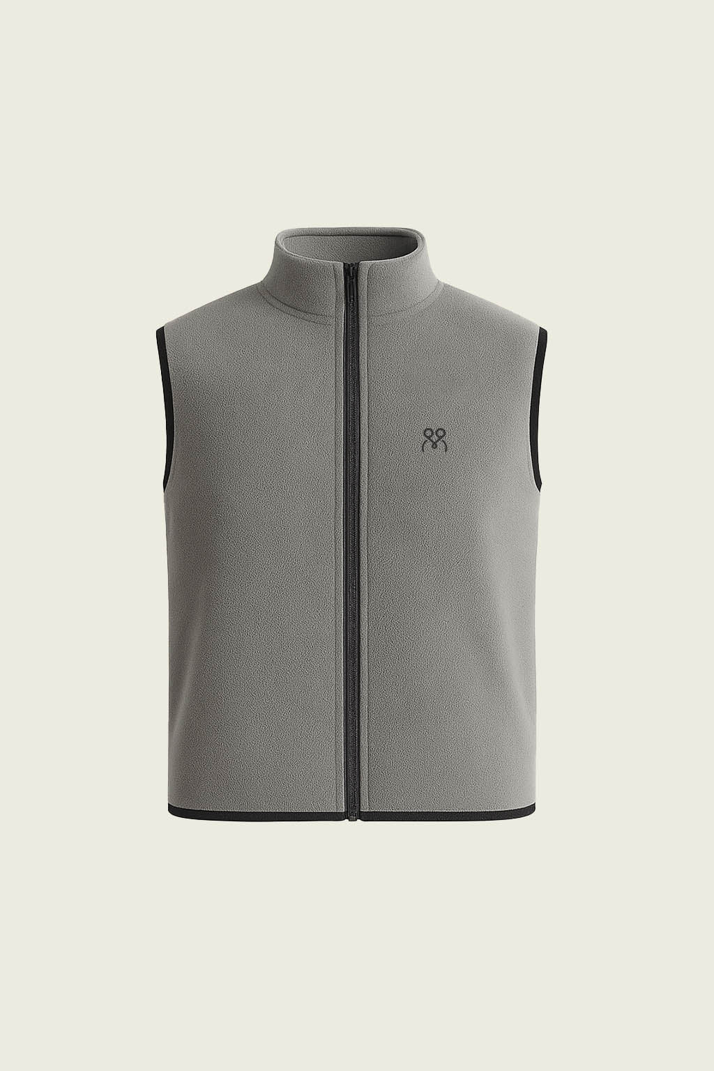 Gri Polar Yelek İş Kıyafeti - Fermuarlı | Mole Uniform