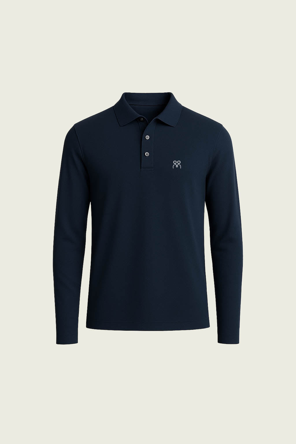 Lacivert Uzun Kollu İş T-Shirt - Polo Yaka | Mole Uniform