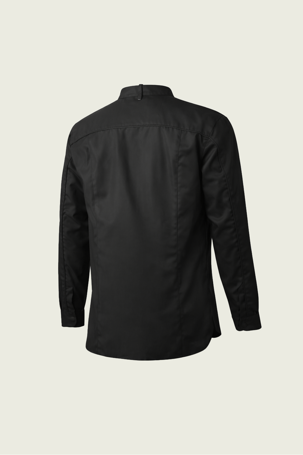 Siyah Tek Sıra Çıtçıtlı Şef Ceketi | Mole Uniform