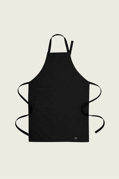 Siyah Tam Boy Apron | Mole Uniform