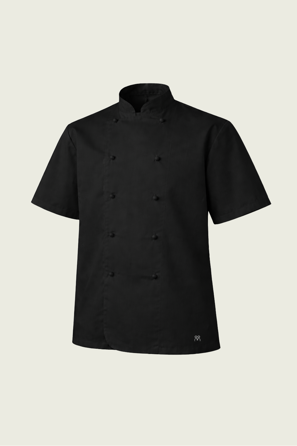 Siyah Çift Düğmeli Şef Ceketi | Mole Uniform